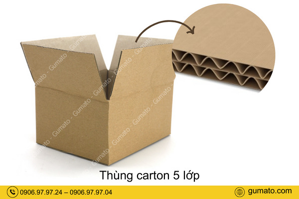 thùng giấy carton 5 lớp