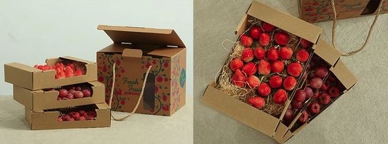 mẫu thùng carton nắp toàn phần