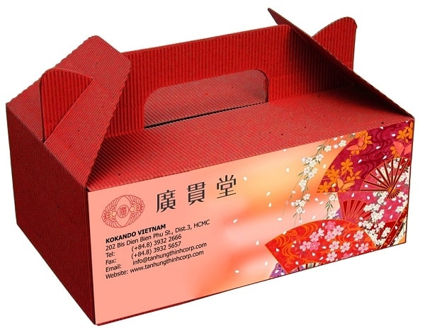 thùng carton thường được sử dụng để bày bán sản phẩm