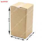 P9 - 8x8x20 cm - Hộp Carton nhỏ 3 lớp