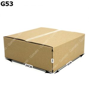 Combo 20 hộp carton nhỏ 3 lớp MS: P48 – 20 x 20 x 7 cm