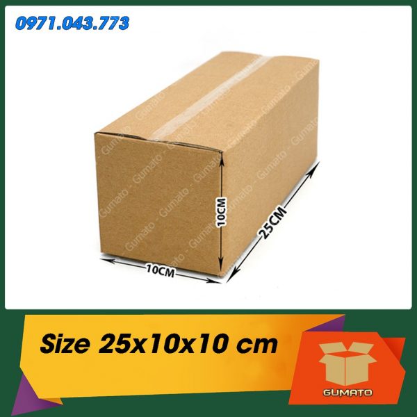 P61 - 25x10x10 cm - Thùng Carton lớn 3 lớp
