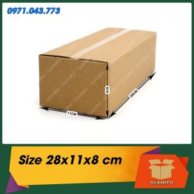 P74 - 28x11x8 cm - Thùng Carton lớn 3 lớp