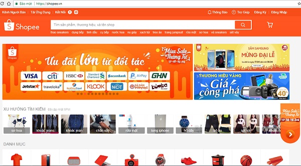 bán hàng online trên shopee
