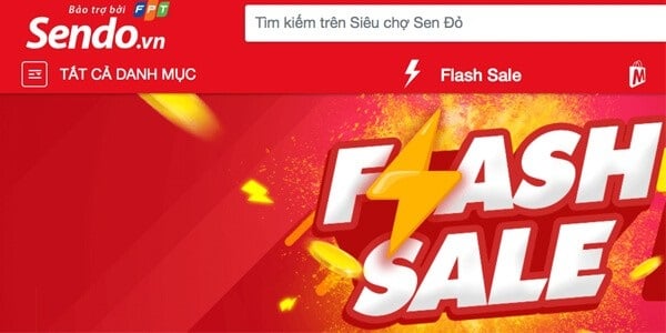 bán hàng online trên app của Sendo