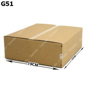 Combo 20 hộp carton nhỏ 3 lớp MS: P58 – 22 x 19 x 7 cm