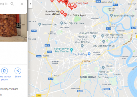danh sách bưu điện quận 12