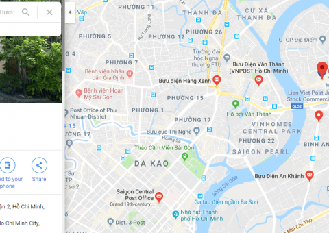 danh sách bưu điện quận 2