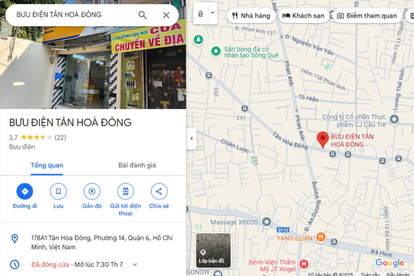 Bưu điện Bưu cục cấp 3 Tân Hoà Đông gửi hàng rất nhanh chóng và chất lượng