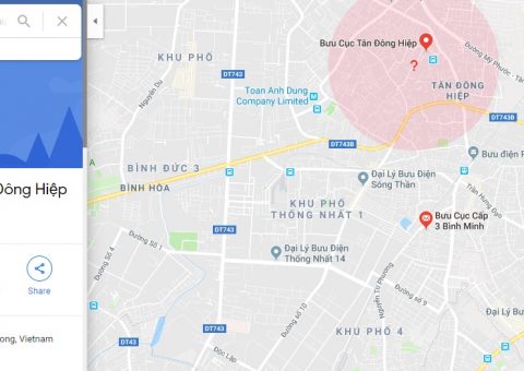 bưu điện thị xã dĩ an