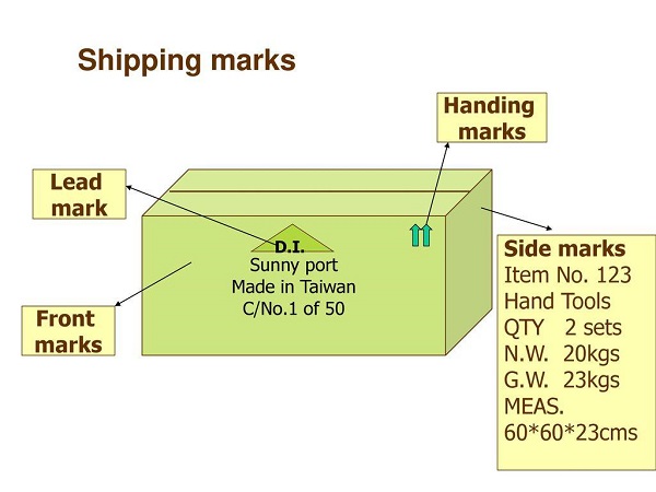 shipping marks