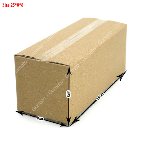 Combo 20 hộp carton 3 lớp MS: P60-size: 25x8x8 cm