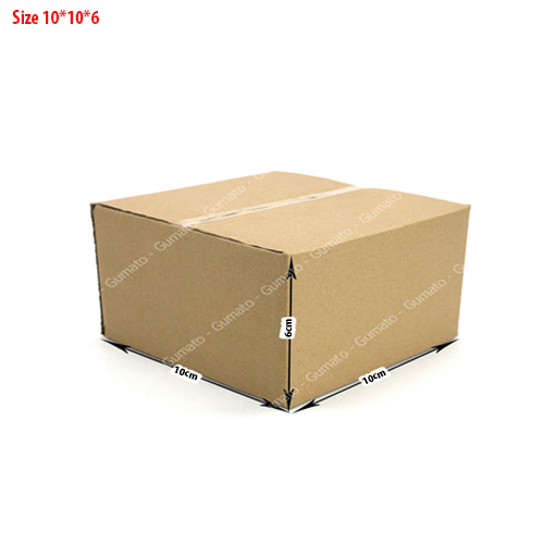 20 hộp carton 10x10x6 cm