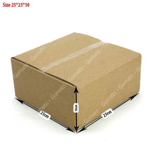 Combo 20 hộp carton 3 lớp MS: P70-size: 25x25x10 cm