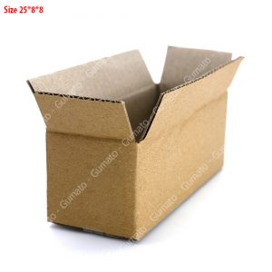 Combo 20 hộp carton nhỏ 3 lớp MS: P60-size: 25x8x8 cm