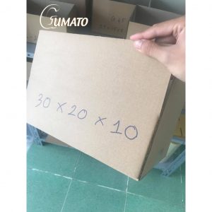P82 - 30x20x10 cm - Thùng Carton lớn 3 lớp Gumato