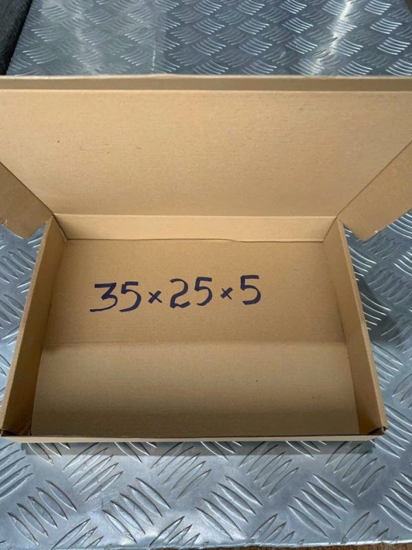 Thùng hộp carton nắp gài đóng hàng 35x25x5 cm - Gumato