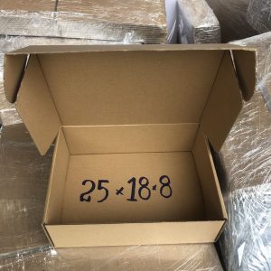 Thùng hộp carton nắp gài đóng hàng 25x18x8 cm - Gumato