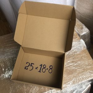 Thùng hộp carton nắp gài đóng hàng 25x18x8 cm - Gumato