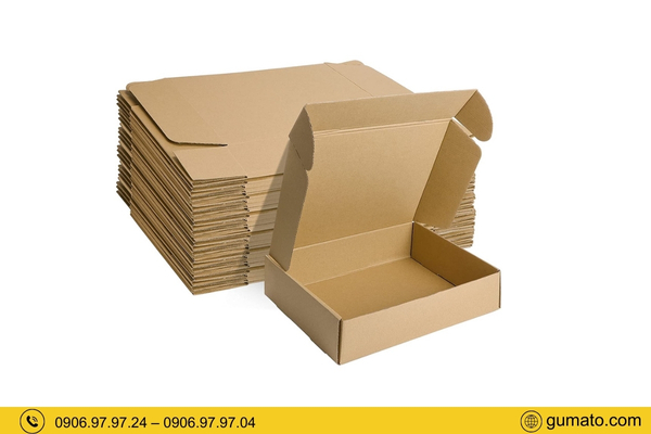Hộp xếp carton hình chữ nhật