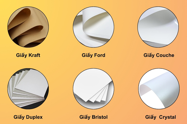 6 loại giấy phổ biến