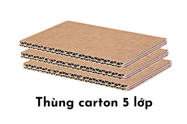 Thùng carton 5 lớp, còn gọi là hộp giấy đa tầng